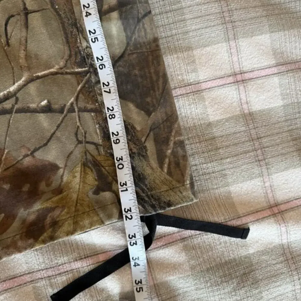 Realtree AP Camouflage Pants Mens XL Cargo Pocket Hunting Adjustable Waist‎